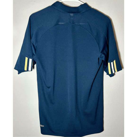 Notre Dame Fighting Irish Adidas ClimaCool Blue Athletic Polo Golf Sz M - Picture 7 of 10